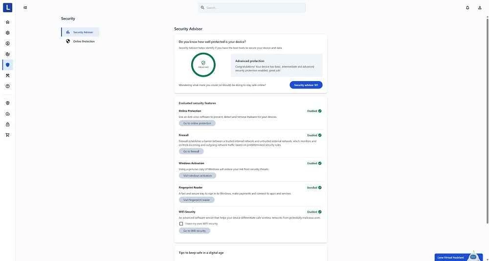 Lenovo Vantage — captura de tela 3